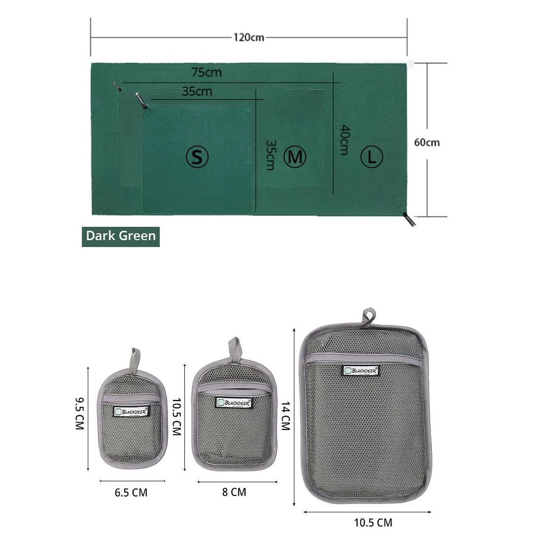 Outdoor Camping Towel Antibacterial Quick Dry Microfiber - dealskart.com.au