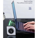 Gaming Laptop Cooling Pad - Adjustable, Silent 2600 RPM Fan - dealskart.com.au