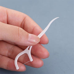 100Pcs/lot Disposable Dental Flosser | Oral Hygiene | Oral Health - dealskart.com.au