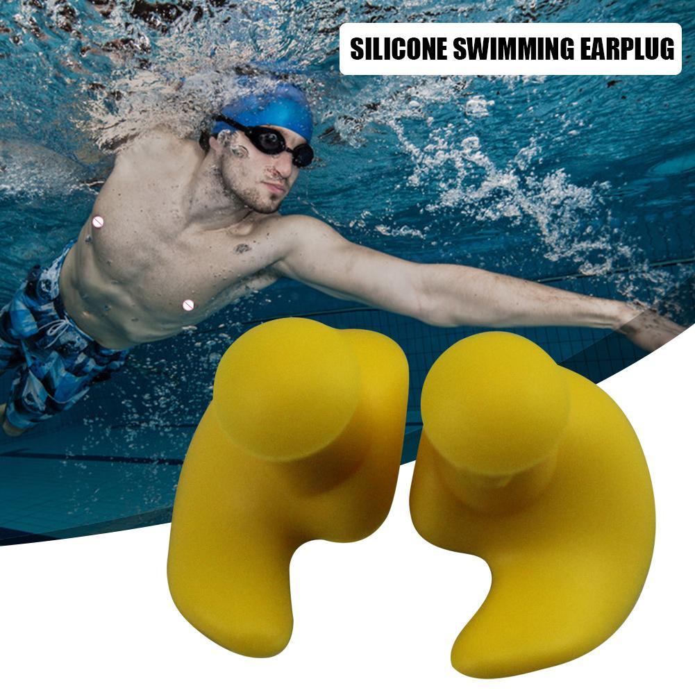 Swimming Earplugs Durable Classic Delicate Texture 1 Pair | Swimming Accessories - dealskart.com.au