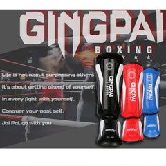 Thick Boxing Shin Guards PU Leather Protection | Martial Arts | Taekwondo | Muay Thai - dealskart.com.au