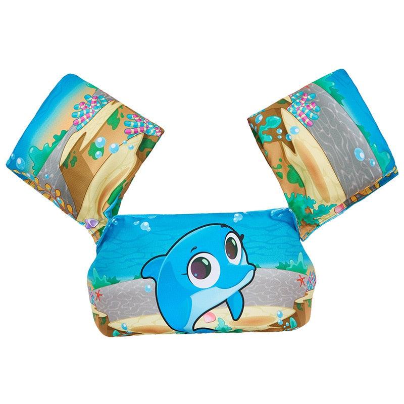 Baby Cartoon Floating and Puddle Vest for Swimming | Arm Sleeve Swim Vest - dealskart.com.au