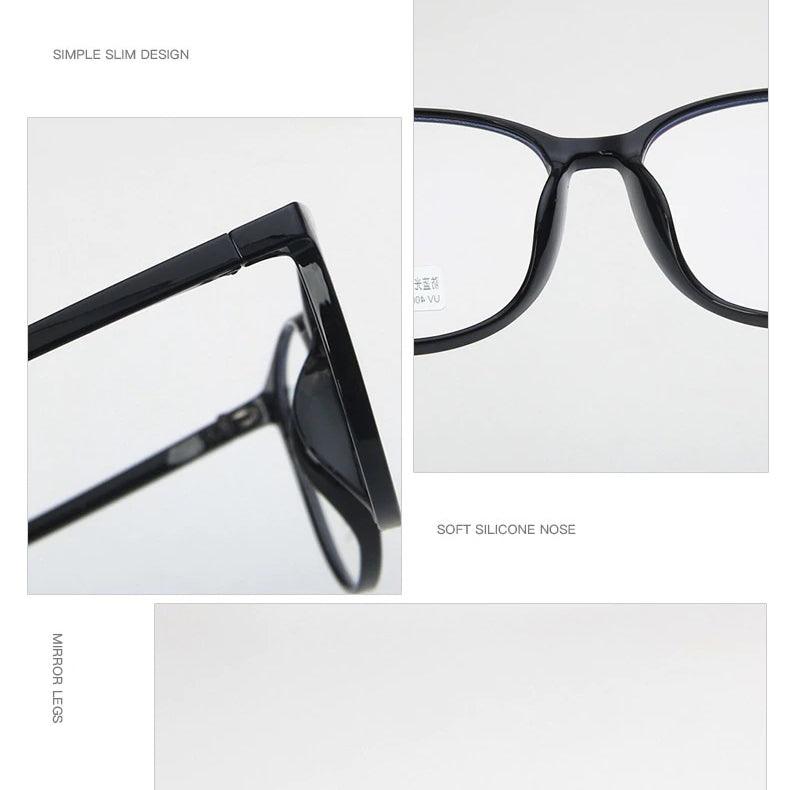 Anti-Blue Light Eyewear Glasses Oversized Unisex - dealskart.com.au