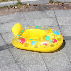 Inflatable Swimming Floating Ring Boat for Kids - dealskart.com.au