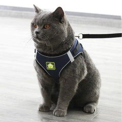 Pet Accessories- Reflective Cats and Puppy Harness Vest and Leash Set - dealskart.com.au