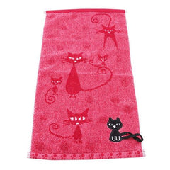 Cute Cat 100% Cotton Solid Face Towel Hand Towel For Adults Fast Drying Soft Thick Absorbent With Hanging Loop Travel Towels - dealskart.com.au