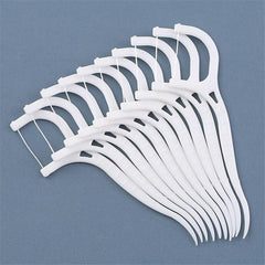 100Pcs/bag Dental Flosser Teeth Pick | Oral Health | Oral Hygiene - dealskart.com.au