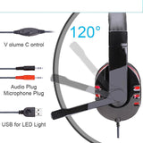Over the Ear Headset - Stereo Deep Bass, Gaming Earphone with Microphone - dealskart.com.au