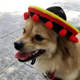 Pet Accessories- Pet’s Fashion Woven Sun Hat for Cats and Small Dogs - dealskart.com.au