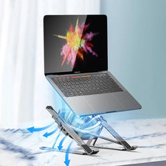 Adjustable Laptop Stand With Built-in Cooling Fan - dealskart.com.au