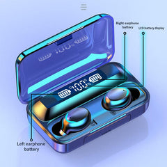 TWS Bluetooth Earphone with 2200mAh Battery and Mic - dealskart.com.au