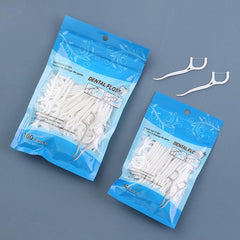 50/100 PCs Dental Flosser Picks | Interdental Brush Dental Floss | Oral Hygiene - dealskart.com.au