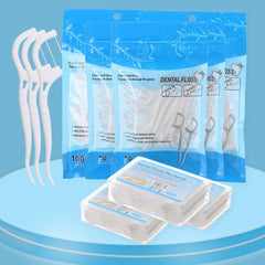 50/100 PCs Dental Flosser Picks | Interdental Brush Dental Floss | Oral Hygiene - dealskart.com.au