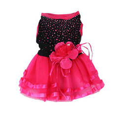 Pet Dog Cute Floral Princess Dress - dealskart.com.au