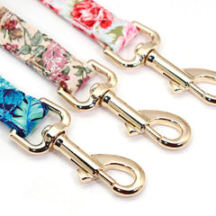 Cute Floral Prints Engravable Dog Collar Belts - dealskart.com.au