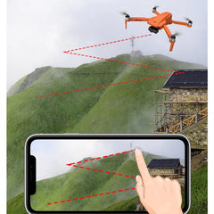 GPS Camera Drone - 4K/8K HD Camera, 2-Axis Gimbal, Anti-Shake, Aerial Photography, Foldable, Quadcopter, 1.2KM - dealskart.com.au