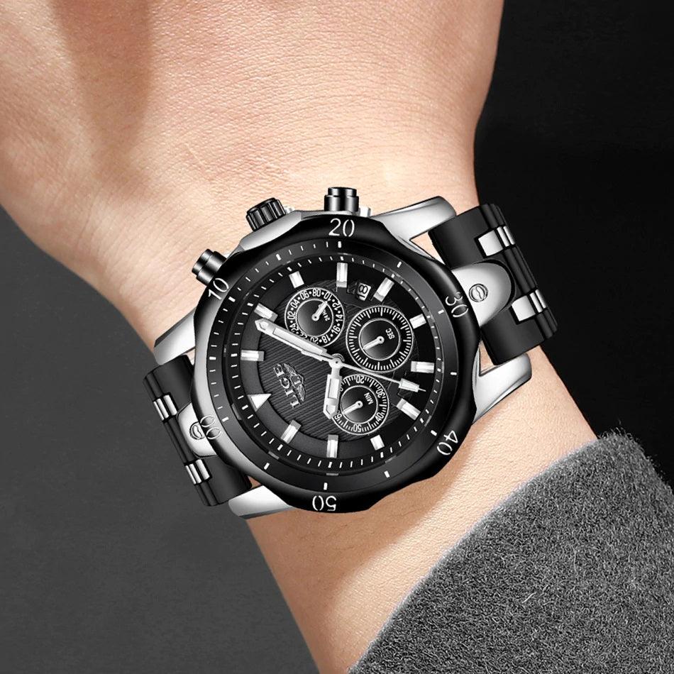 Men’s Military Sports Quartz Wristwatch - dealskart.com.au