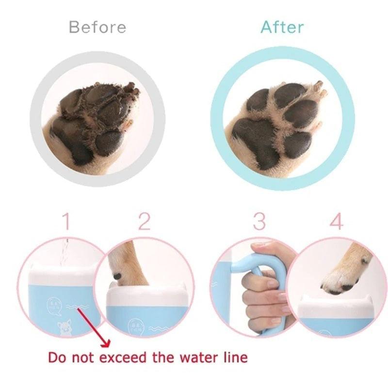 Pet Accessories- Pet’s Portable Soft Silicone Paw Cleaner for Dogs - dealskart.com.au