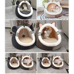 Pet Accessories- Warm Soft Cushy Sleeping Nest for Cats - dealskart.com.au