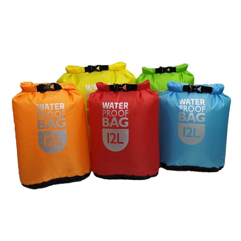 Outdoor Waterproof Dry Bag Pack Sack 6L12L 24L for Swimming Rafting Kayak River Trekking Floating Sailing Canoing Cooler Box - dealskart.com.au