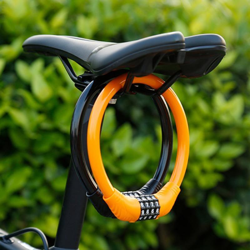 Bicycle Bike Code Chain Lock, Digit Combination Anti Theft Chain Lock - dealskart.com.au