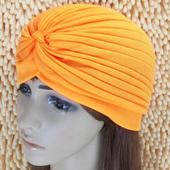 Women Swimming Cap Adjustable Long Hair Ears Turban Pleated Fabric Headwear Bathing Hat Yoga Caps - dealskart.com.au