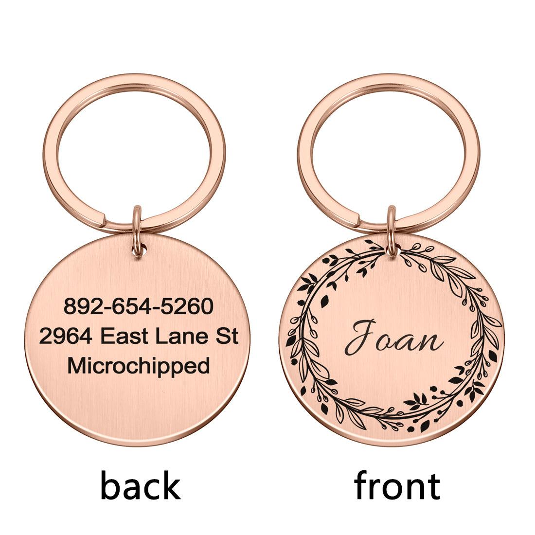 Personalised ID Tag Pendants for Dogs and Pets- Multicolour - dealskart.com.au