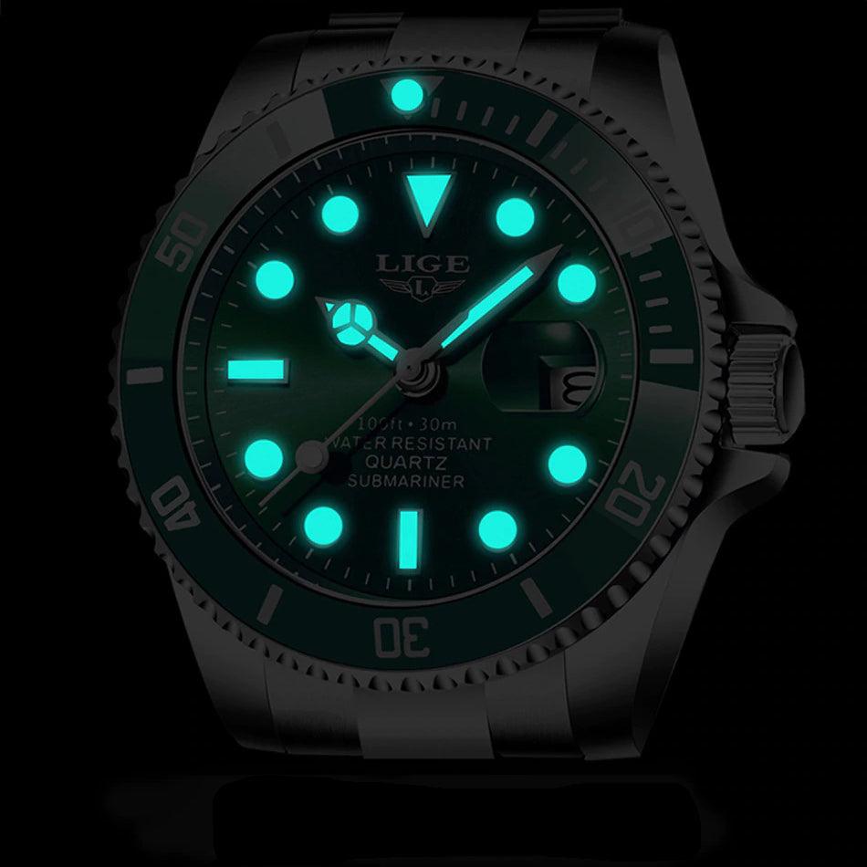 Lige Luxury Fashion Men’s Quartz Wristwatch - dealskart.com.au