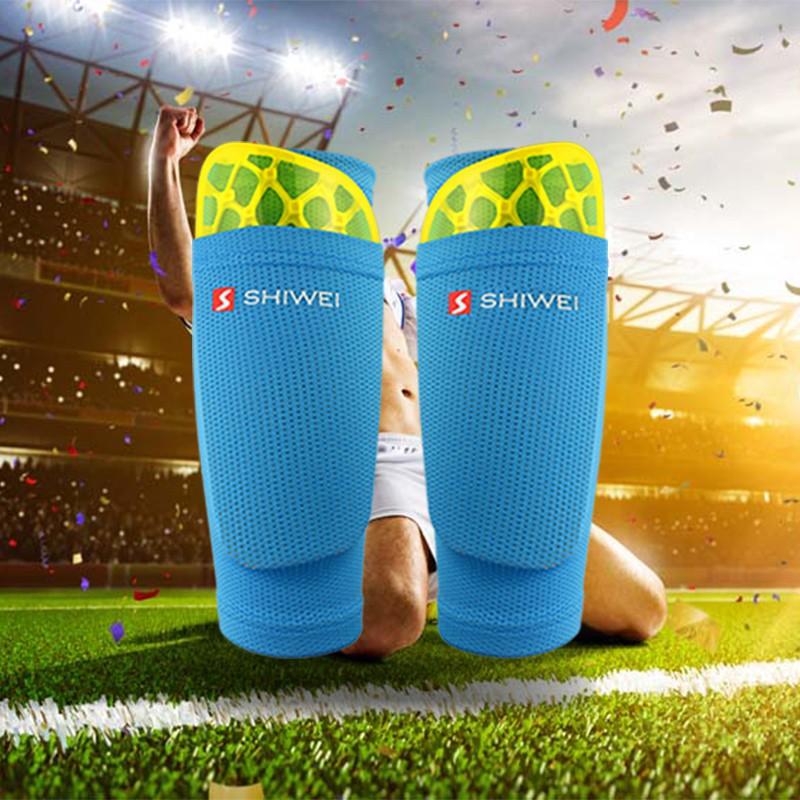 1 Pair Football Long-Sleeve Nylon Sock Shin Guard Socks - dealskart.com.au