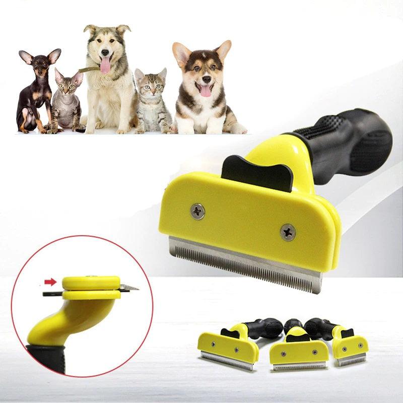 Pet Accessories- Pet’s S/M/L Hair Removal and Massager Comb Brush - dealskart.com.au