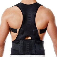 Waist Support- Adjustable Magnetic Posture Back Support Waist Trimmer Belt - dealskart.com.au