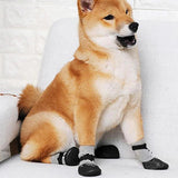 Pet Supplies 4Pcs/Set Easy Wear Non-Slip Pet Shoes - dealskart.com.au