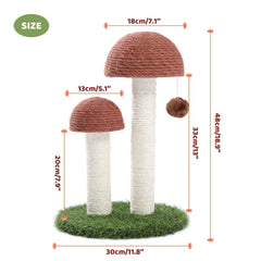 Pet Accessories- Mushroom Tree Innovative Scratcher and Climber For Cats - dealskart.com.au