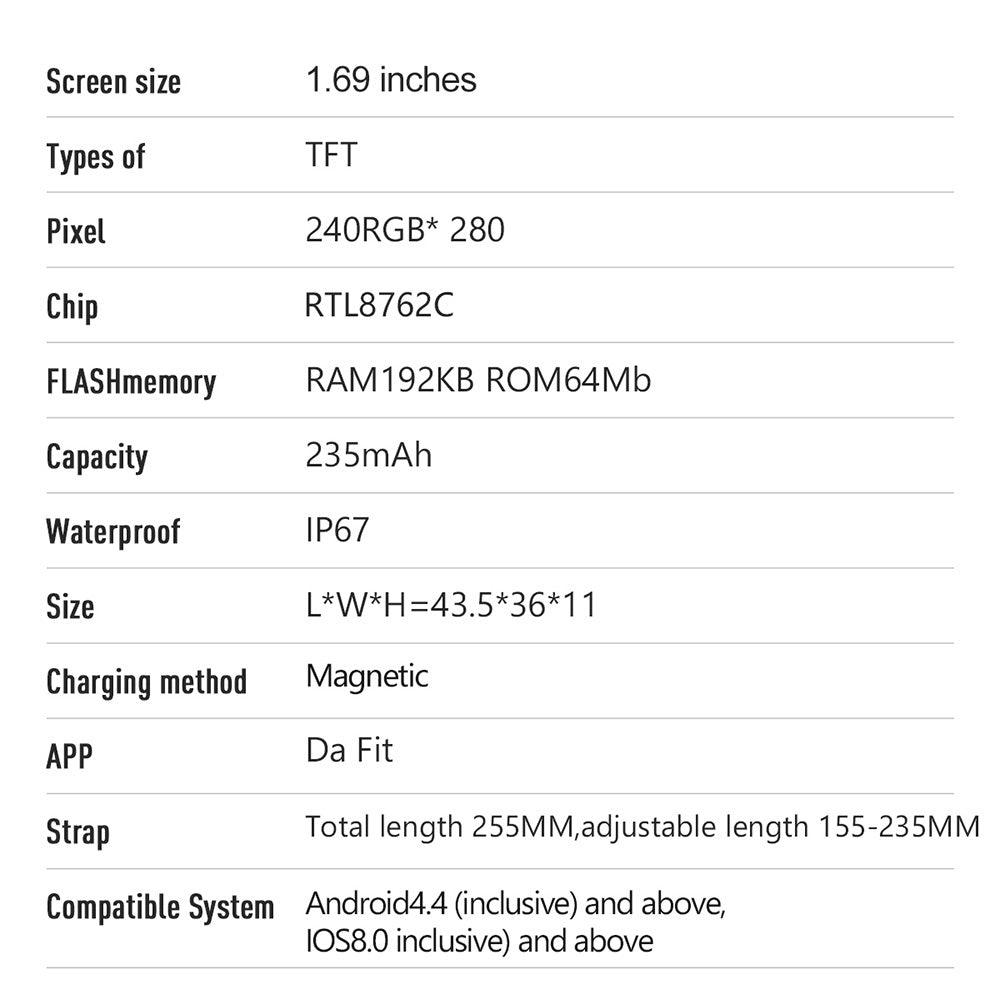 P28 Smart Bluetooth Connect Unisex Smartwatch - dealskart.com.au