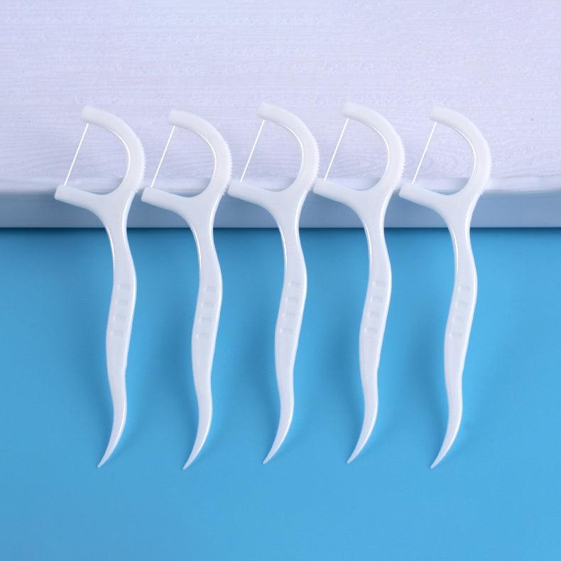 50/100pcs Dental Floss Picks | Tooth Flosser | Oral Care - dealskart.com.au
