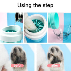 Pet Accessories- Pet’s Portable Soft Silicone Paw Cleaner for Dogs - dealskart.com.au