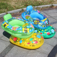 Inflatable Swimming Floating Ring Boat for Kids - dealskart.com.au