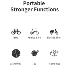 INBIKE Portable Bicycle Mini Hand Pump- Schrader/Presta Valve - dealskart.com.au