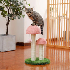 Pet Accessories- Mushroom Tree Innovative Scratcher and Climber For Cats - dealskart.com.au