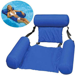 PVC Summer Inflatable Floating Lounger Chair for Swimming - dealskart.com.au