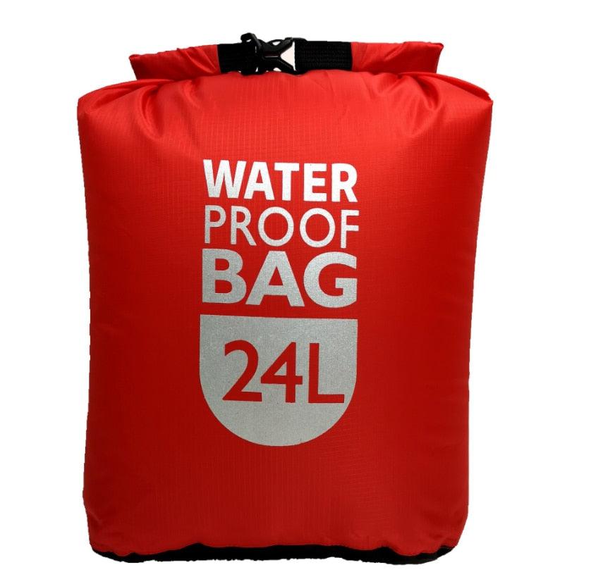 Outdoor Waterproof Dry Bag Pack Sack 6L12L 24L for Swimming Rafting Kayak River Trekking Floating Sailing Canoing Cooler Box - dealskart.com.au