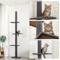 Pet Accessories- Cat’s Multilayer Toy Condo and Scratcher - dealskart.com.au