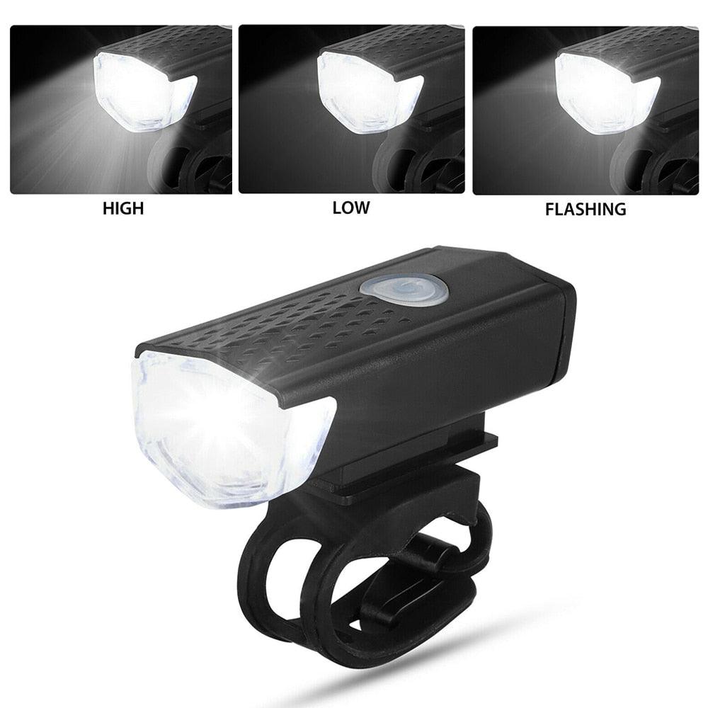 USB Rechargeable Waterproof Bike Flashlight Lamp - dealskart.com.au