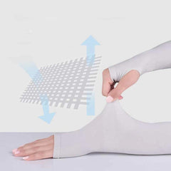 Arm Sleeve- Arm Sleeve Cover Sun UV Protection Hand Cover for Sport and Outdoors - dealskart.com.au
