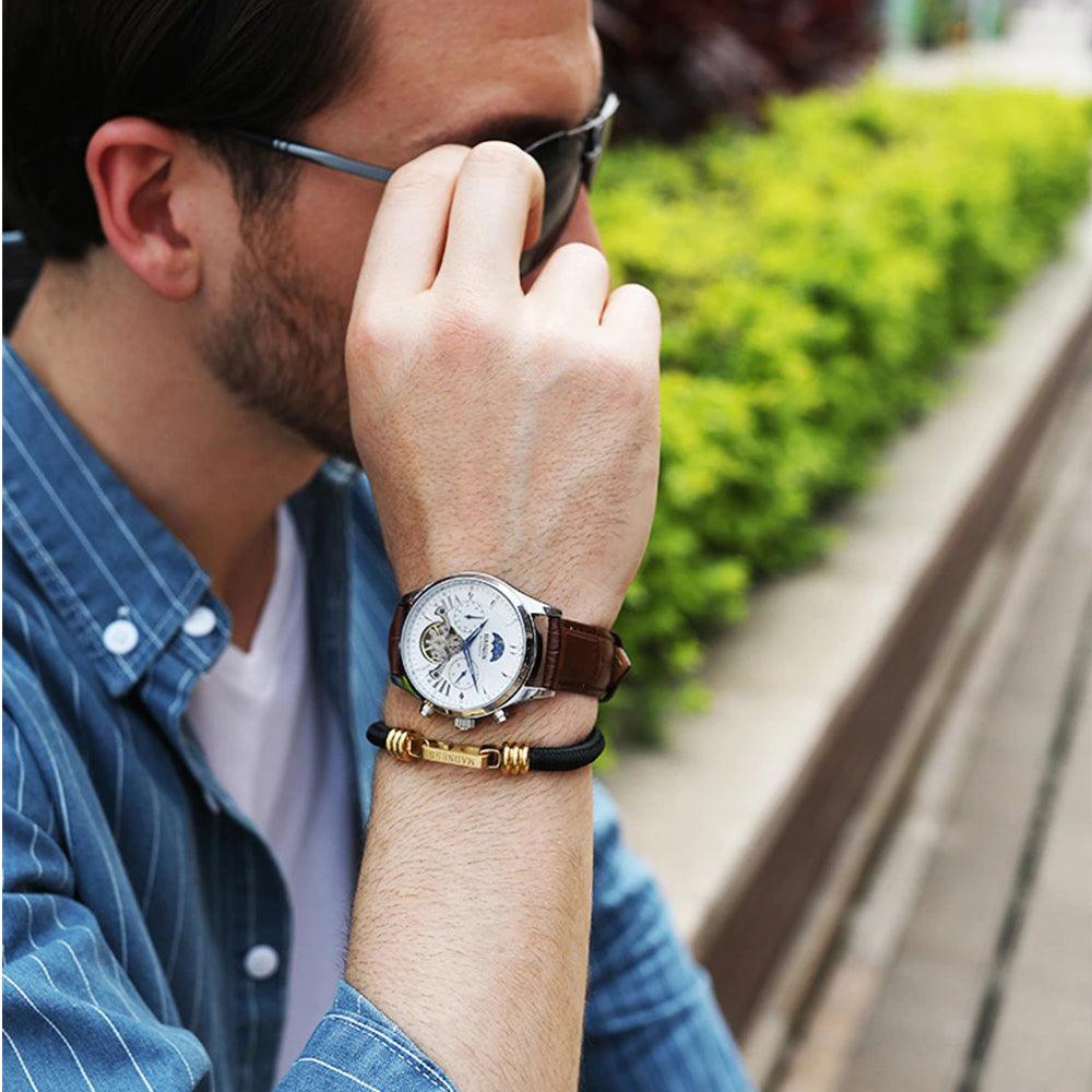 HAIQIN men's/mens watches top brand luxury automatic/mechanical/luxury watch men sport wristwatch mens reloj hombre tourbillon - dealskart.com.au