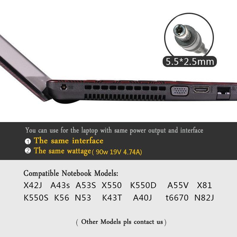 HP & Asus Laptop Charger - 19V, 4.74A, AC Power - dealskart.com.au