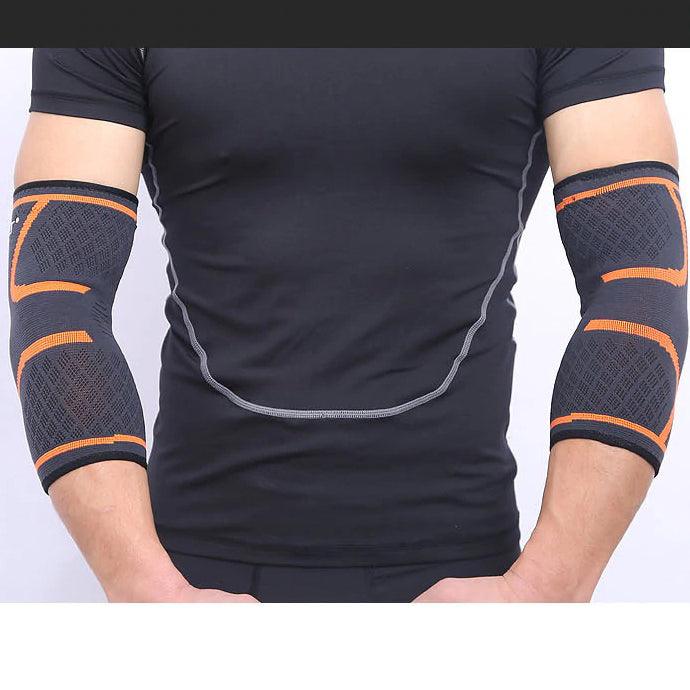 Elastic Protective Elbow Pad for Gym and Outdoor Sports Pain Relief Recovery - dealskart.com.au