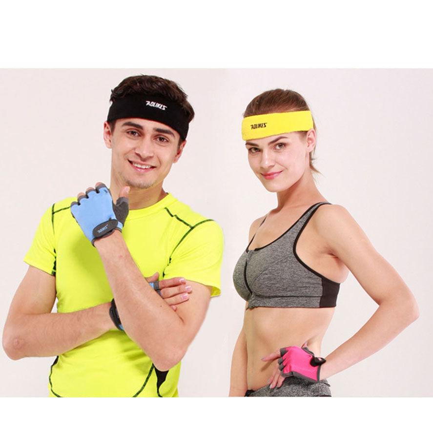 AOLIKES High-quality Cotton Unisex Sports and Athletics Sweat Band - dealskart.com.au