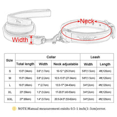 Easy-Wear Dog Collar with Leash- Small/Medium/Large-sized Dog - dealskart.com.au