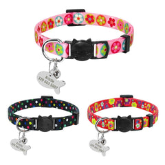 Pet Accessories- Safety Breakaway Quick Release Multicolour Collars for Cats - dealskart.com.au